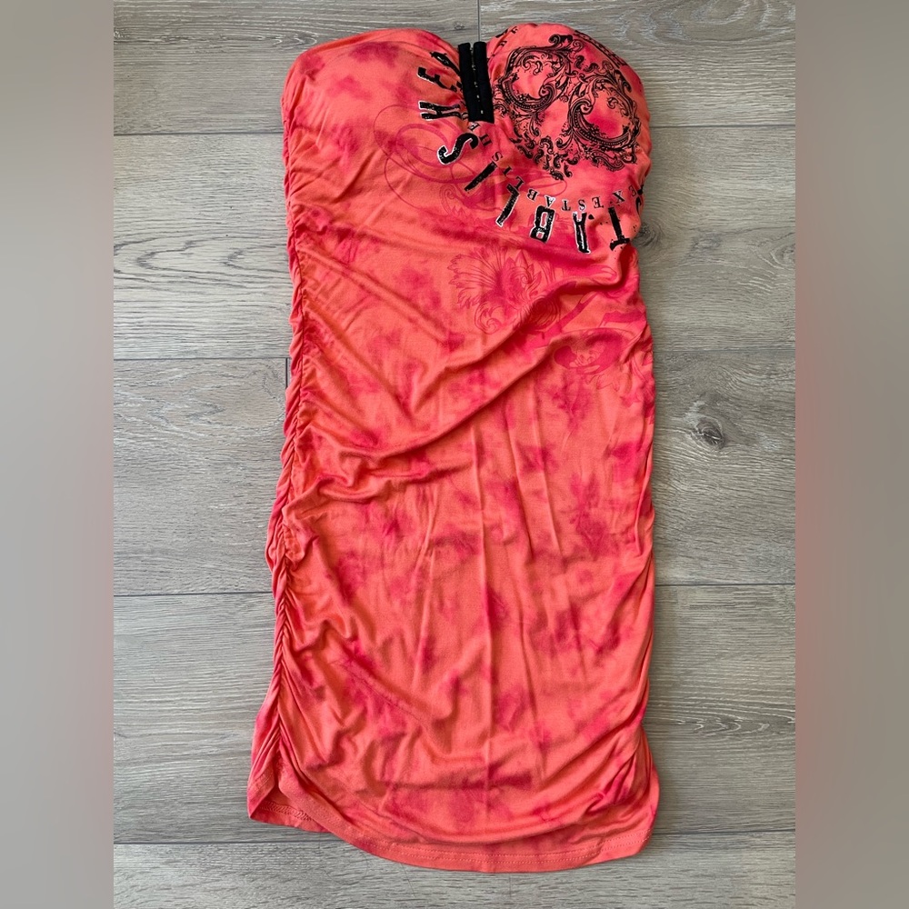 Avirex rushed sides dress